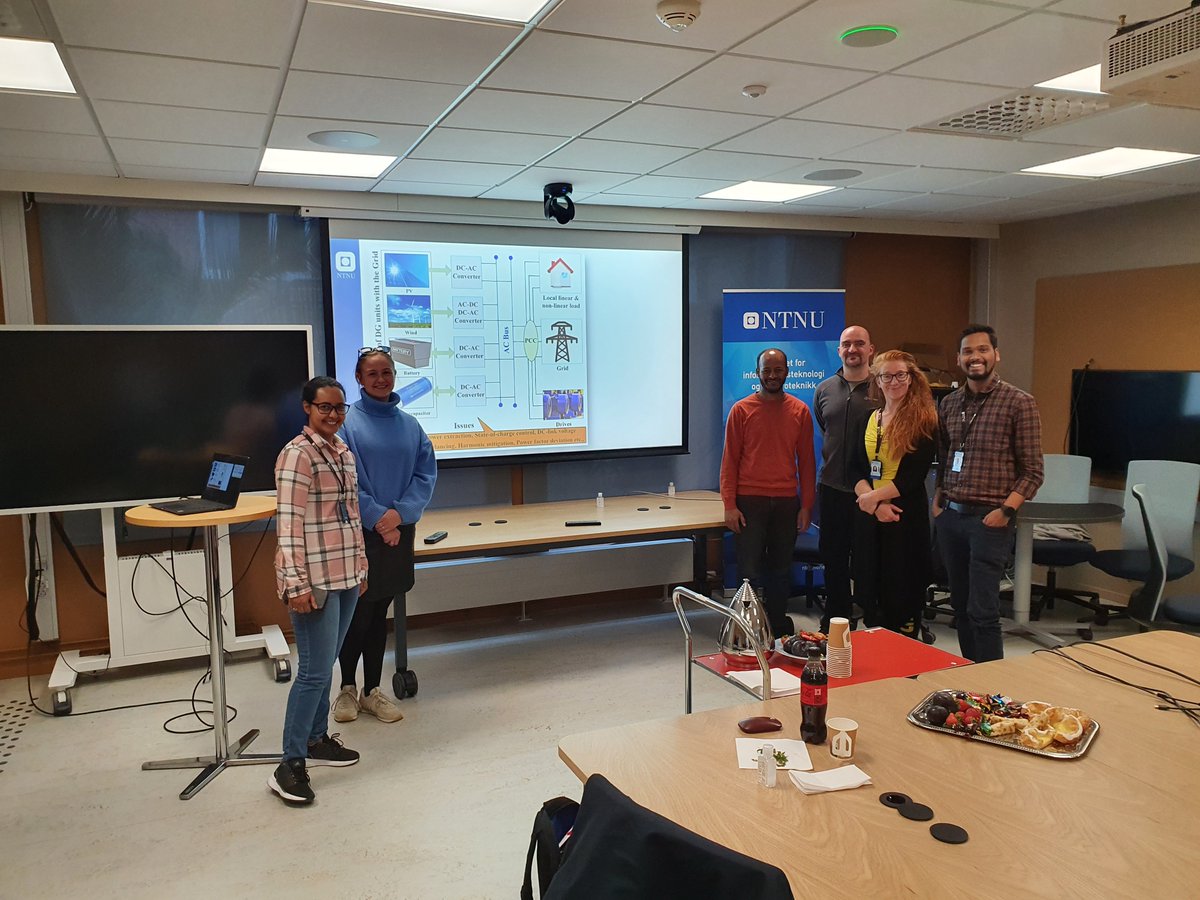 Ole-Morten Midtgård (@midtgardole) on Twitter photo WS on applied PV <a href="/IEL_NTNU/">NTNU Department of Electric Energy</a>, focused around the work of 5 inspiring ph.d.-students (Tarikua, Petry, Berhane, Ida, Prabhat) looking at different aspects: control, forecasting, electrification, fault detection and ZEB. Common denominators: AI, machine learning and sustainability 🌞 WS on applied PV <a href="/IEL_NTNU/">NTNU Department of Electric Energy</a>, focused around the work of 5 inspiring ph.d.-students (Tarikua, Petry, Berhane, Ida, Prabhat) looking at different aspects: control, forecasting, electrification, fault detection and ZEB. Common denominators: AI, machine learning and sustainability 🌞