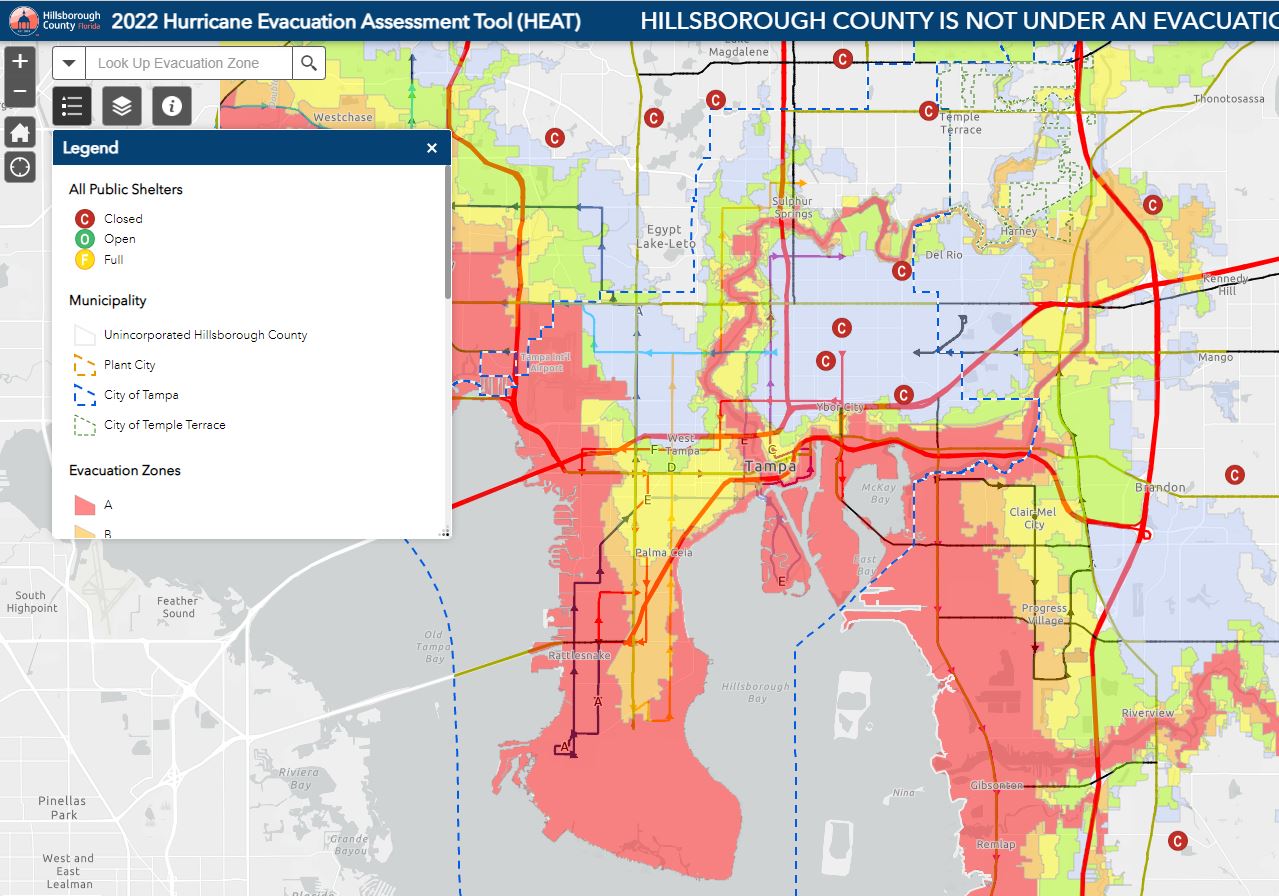 Hillsborough County releases new evacuation zones for residents