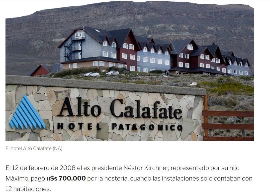 <a href="/CFKArgentina/">Cristina Kirchner</a> Precio noche de Hotel Alto Calafate:
2012: $3.500
2022: $30.000 
Señora usted conoce a la dueña de dicho hotel? Digale que deje de remarcar los precios.