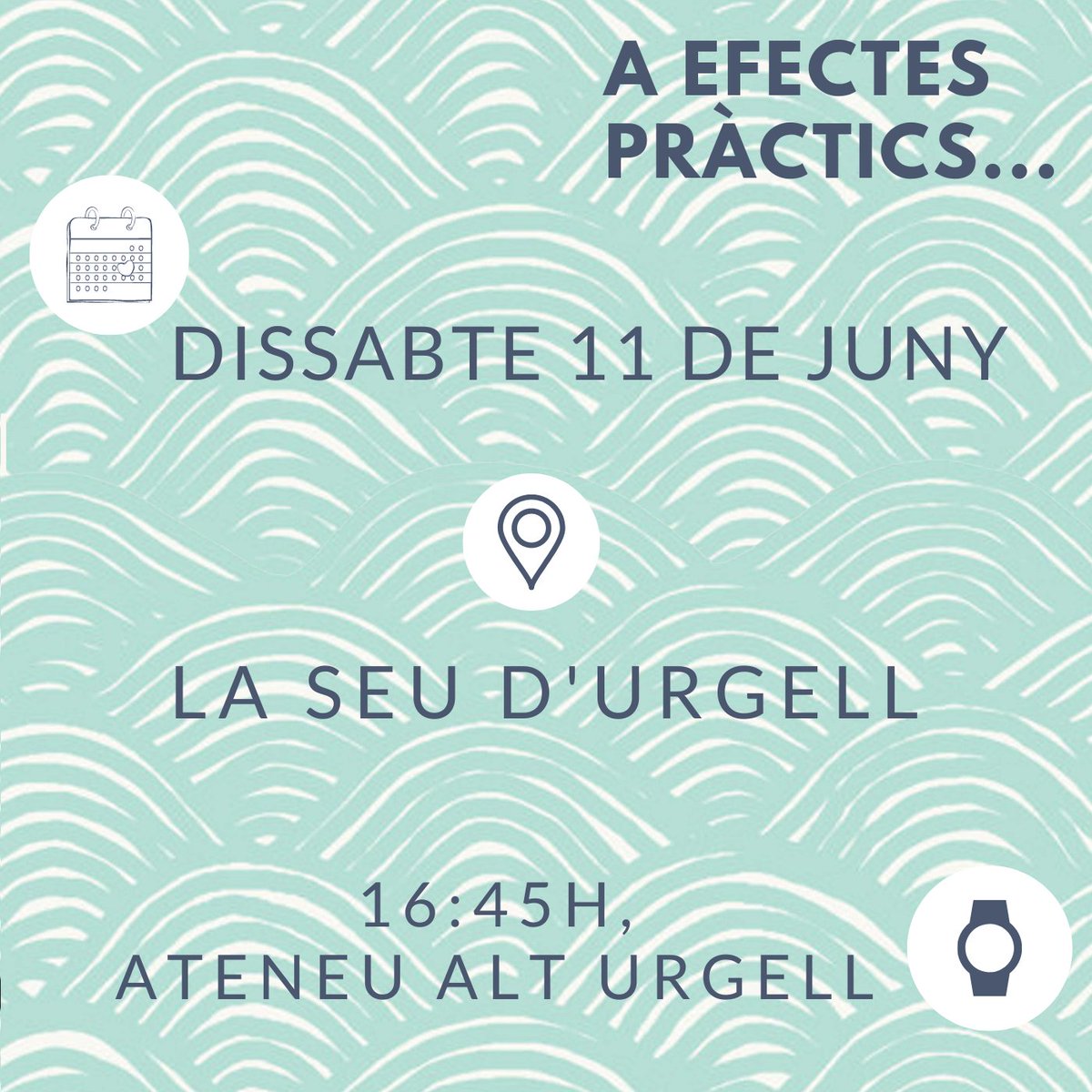 artapinyo's tweet photo. Informació pràctica! #artapinyó #artbicicletespirineu https://t.co/K5DyhuSVaI