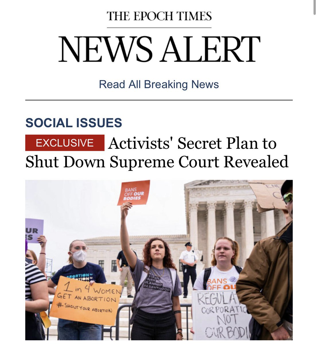 Anna Khait (@annakhait) on Twitter photo The left has been secretly planning how to come against the Supreme Court’s decision of Roe v. Wade. We pray, in JESUS name, no riots and only peace when God moves to overturn this wicked law. It will not be the “summer of violence”, but a summer of justice! 🙏🏻🙌🏼 The left has been secretly planning how to come against the Supreme Court’s decision of Roe v. Wade. We pray, in JESUS name, no riots and only peace when God moves to overturn this wicked law. It will not be the “summer of violence”, but a summer of justice! 🙏🏻🙌🏼