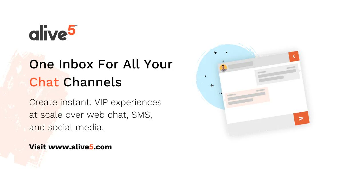 The fastest way to reach customers. That's Alive5.