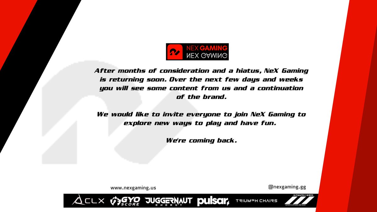 NEX Gaming (@nexgaming_gg) on Twitter photo 