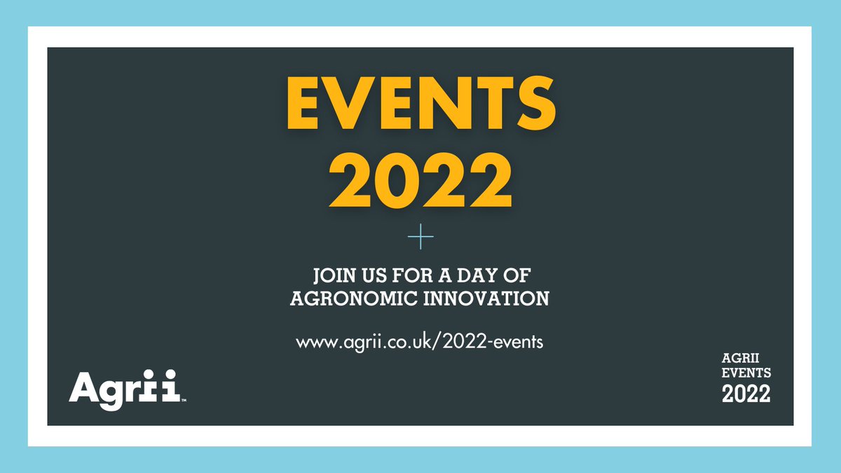 JOIN US 

We are delighted to welcome you back on farm across our network of leading innovation sites.

See all events online at: agrii.co.uk/events-2022