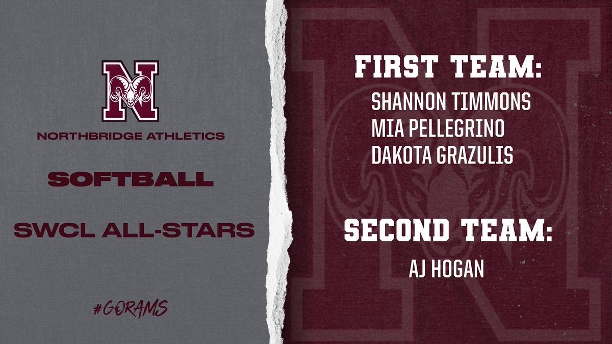 Softball: 🥎

First Team: 
Shannon Timmons
Mia Pellegrino
Dakota Grazulis

Second Team:
AJ Hogan

Congratulations!
