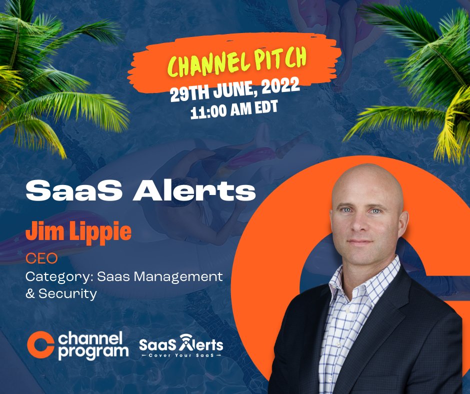 Join SaaS Alerts' CEO Jim Lippie at Channel Program's June Channel Pitch on 6/29! MSPs can learn about the latest in SaaS security and we will introduce you to our Respond module. Register today! #channelpitch #channelprogram #saassecurity #coveryoursaas
hubs.la/Q01c_HwG0