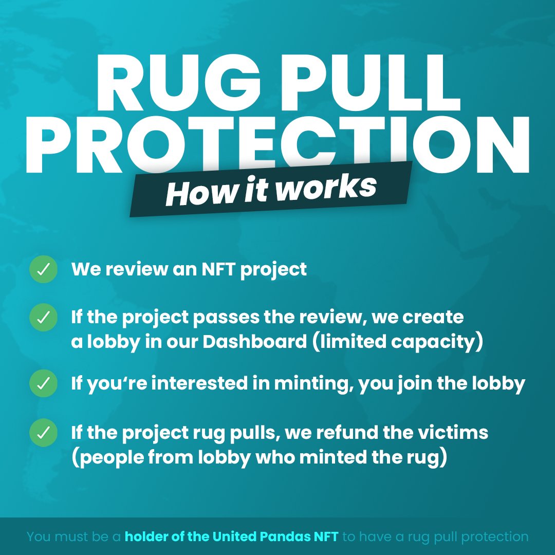 🛠️ How our key utility works.

In addition to rug pull protection, there are more things our holders can look forward to: 
💰Shares > Launchpad
💰Shares > Startup program
💎Exclusive insights &amp; audits access
💎Exclusive WLs

..and more!🚀
#WeBuild #NFT #SolanaNFTs #Solana