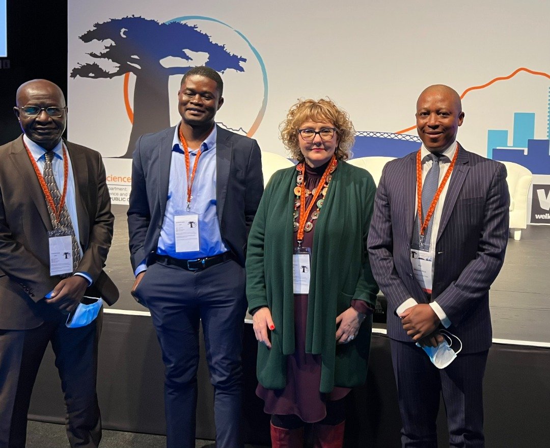 alaar's tweet photo. Thanks @Visagrg 4 developing &amp; chairing our plenary session at #WCRI2022 Profs @ntobekon &amp; @EdwinWere56 are doing amazingly well in this space in SA &amp; Kenya respectively. Our model of building sustainable research integrity capacity in Ghana is 5yrs young with huge prospects https://t.co/82r23DhjS5