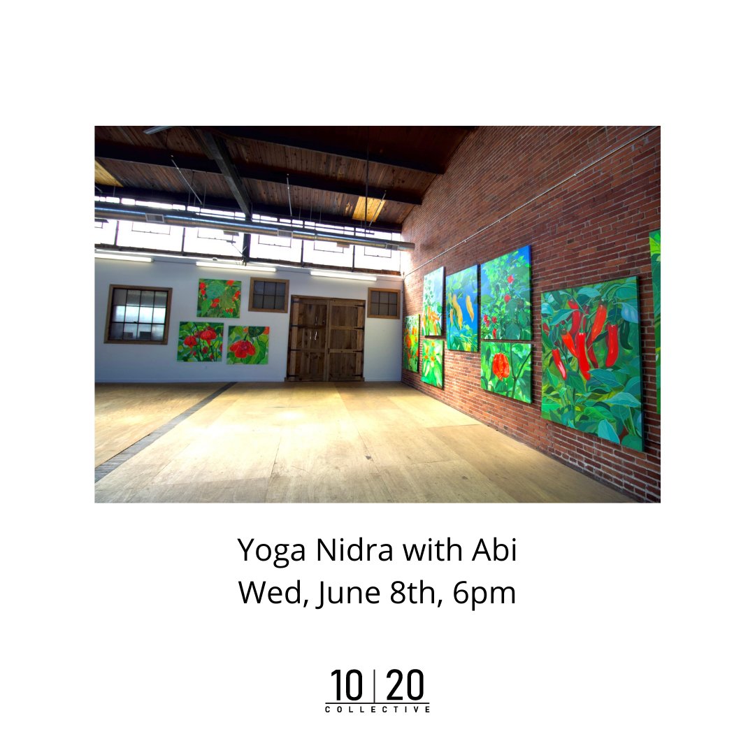 1020_Collective's tweet photo. Join Abi Pooler at 1020 on June 8th for Yoga Nidra at 6pm. $20 on our website, or walk-in

(@abipooler) https://t.co/mwzJOTOLiY