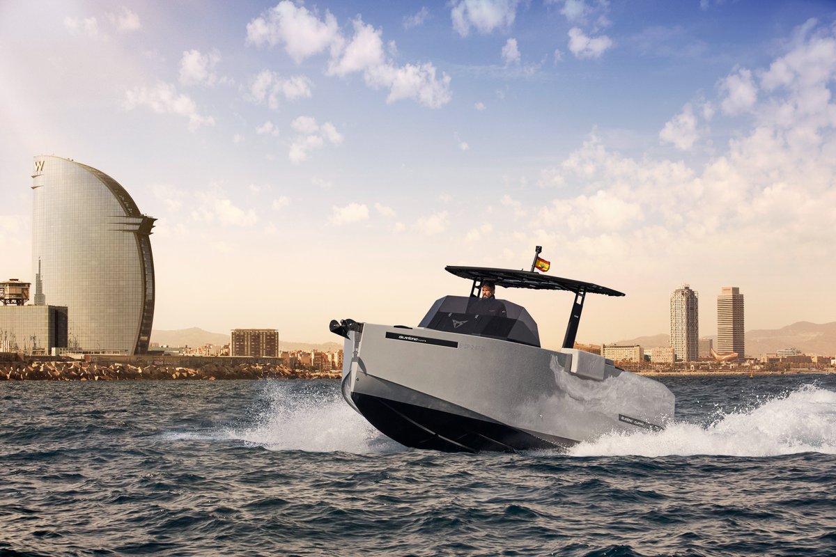 CUPRA (@cupra) on Twitter photo Our latest collaboration, a hybrid D28 Formentor Yacht, will be revealed at the beginning of 2023. It is by joining forces with our like-minded partners De Antonino Yachts, <a href="/Primavera_Sound/">Primavera Sound</a> and <a href="/FCBarcelona/">FC Barcelona</a> that we continue to inspire the world from Barcelona. #CUPRAImpulse Our latest collaboration, a hybrid D28 Formentor Yacht, will be revealed at the beginning of 2023. It is by joining forces with our like-minded partners De Antonino Yachts, <a href="/Primavera_Sound/">Primavera Sound</a> and <a href="/FCBarcelona/">FC Barcelona</a> that we continue to inspire the world from Barcelona. #CUPRAImpulse