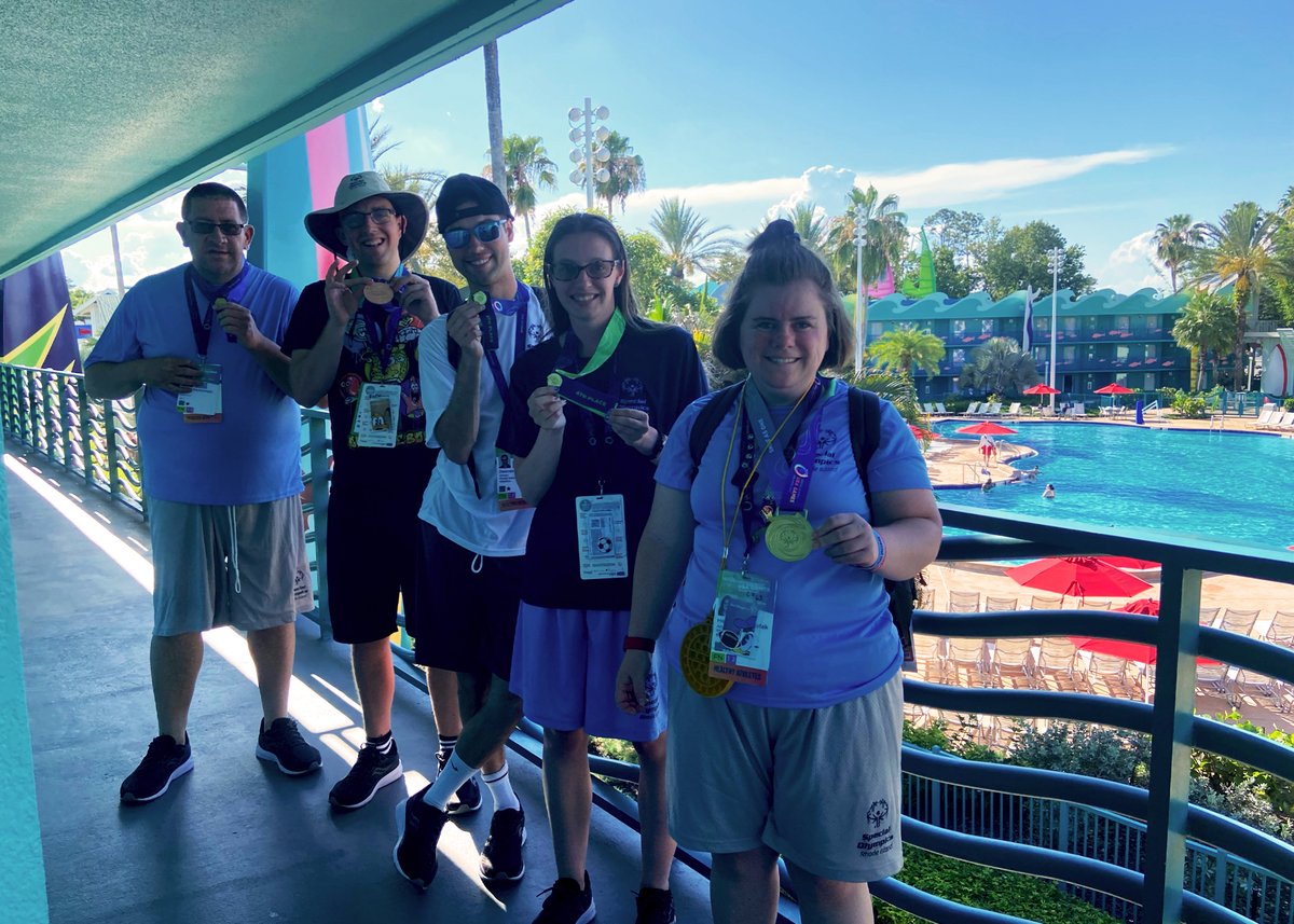 <a href="/CoventryOakers/">Coventry High School</a> @2022USAGames <a href="/SORhodeIsland/">Special Olympics RI</a> Other <a href="/SORhodeIsland/">Special Olympics RI</a> athletes are bringing home medals after today too!
🥇 Heather Wyrostek won a gold in bocce singles 
🏅 Devin Shepherd placed 4th in the 400 meter run
🏅 Sarah LeBreche placed 4th in the 400 meter run
🏅 Todd McKinnon placed 6th in bocce singles 
#2022USAGames
