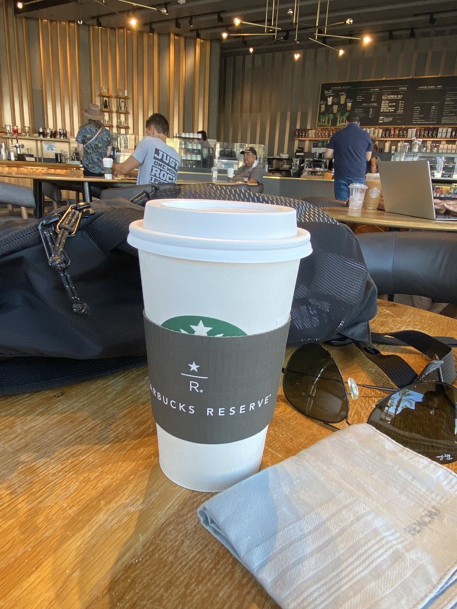 hbacsf's tweet photo. Just me &amp; my grande hot chai tea latte, after my daily walk outside at 102 F deg. 😎🏳️‍🌈 https://t.co/ajdme9UTe0