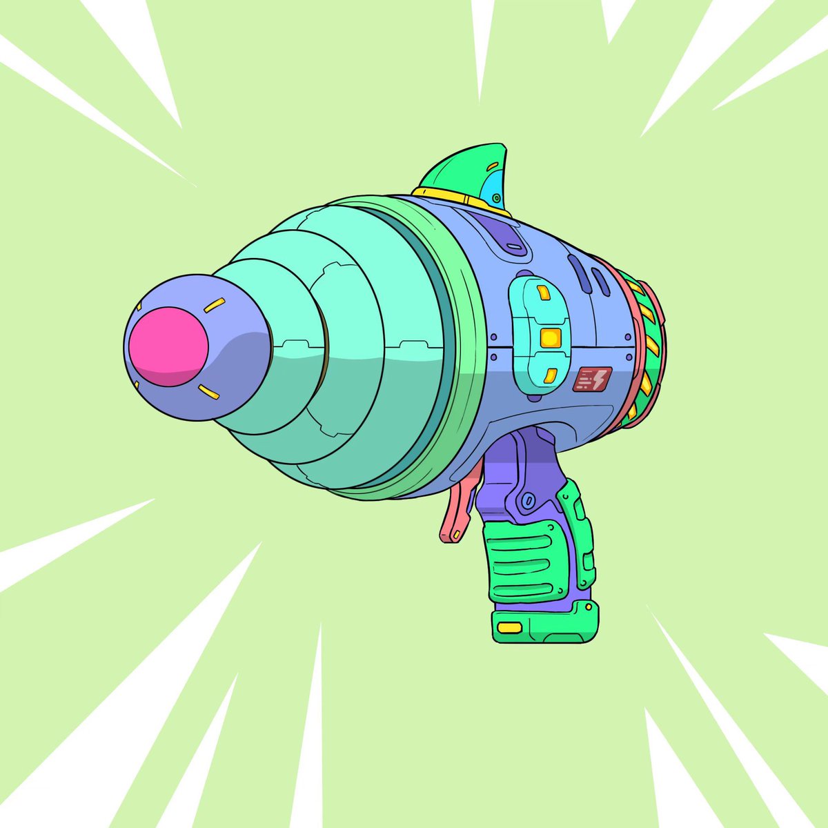1h4h4_'s tweet photo. Pew pew pew 🔫🔫🔫 New Sneak Peak #portalguns @SpacebooNFT #NFT #BOOLish #BOOtalk #BOOluga https://t.co/kXQ94ZfE5T