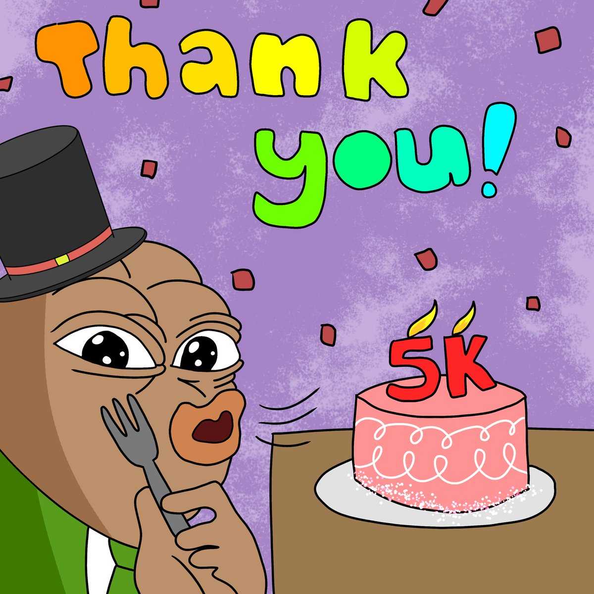 5k FOLLOWER GIVEAWAY! 🎉

TO THANK YOU GUYS IM GIVING 5 $SOL TO 5 PEOPLE! 🤑

✅Like and Retweet!

✅Follow @xShearx/<a href="/MaxdeXBT/">Max</a>/<a href="/cuffyCapital/">cuffy</a> 
✅Tag 3 friends (more tags = more entires)

Yall better not get me to 6k or I'll have to giveaway 6 SOL👀

Winners picked in 72hrs ⏰