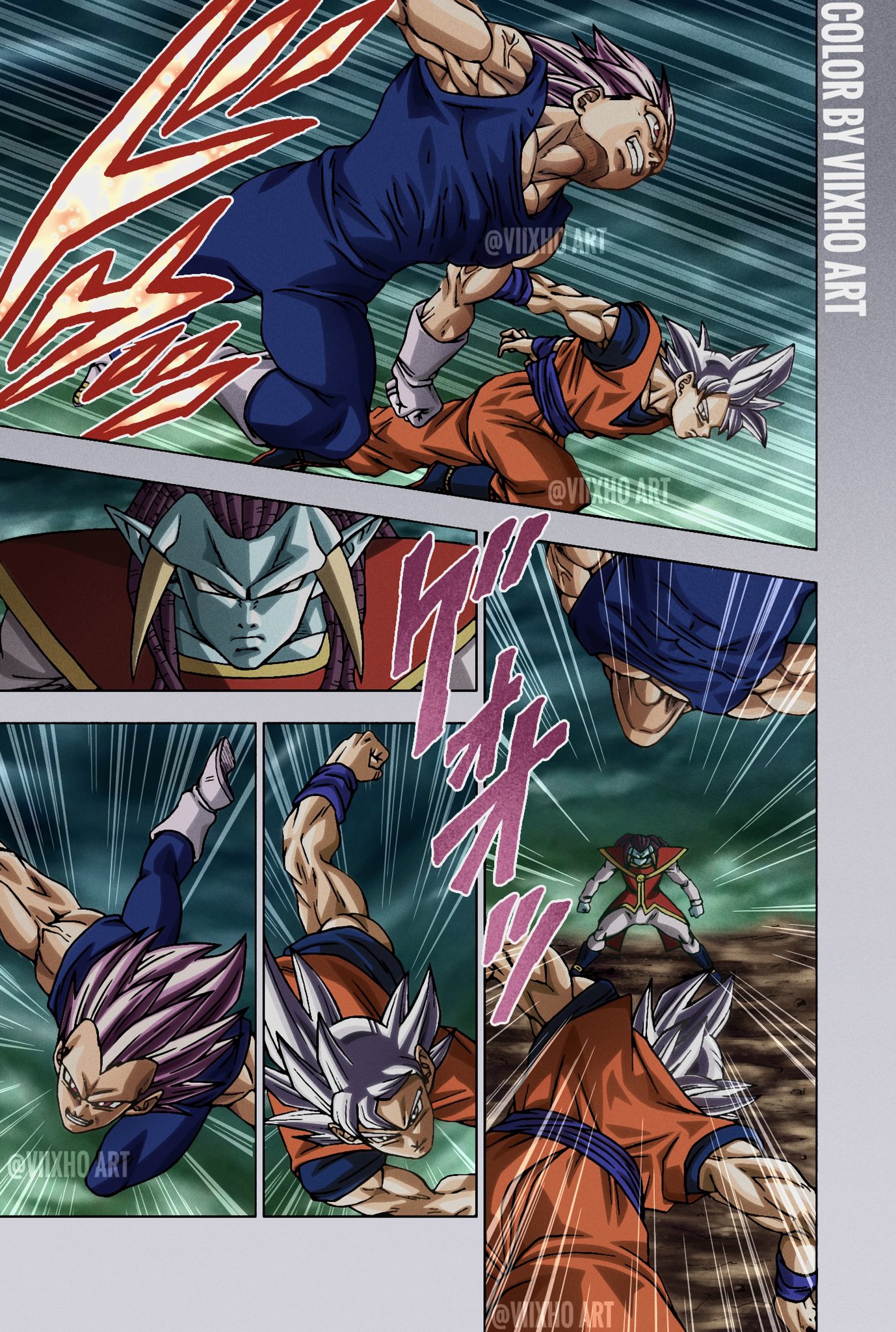 ヴィンセント on Twitter "THE FIGHT BEGINS! Son Goku Migatte No Gokui Vegeta