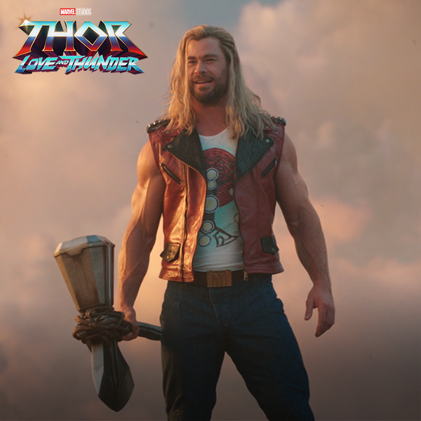 RT @DiscussingFilm: A new look at ‘THOR LOVE AND THUNDER’ has been released.

Tickets go on sale on Monday. https://t.co/OXxaYJsuUJ