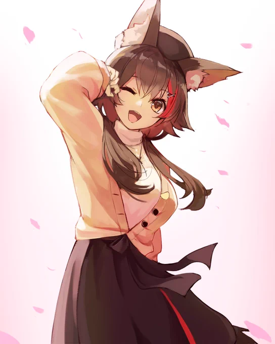 100万人おめでとう!
 #みおーん絵 