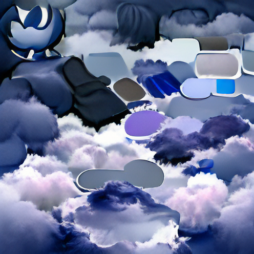 O_T_Human's tweet photo. Theme heaven is overcast it should use primarily indigo colors (#FHYC) #art #artist #artwork #nft #nfts #nftcollector https://t.co/ptwKngXjG3