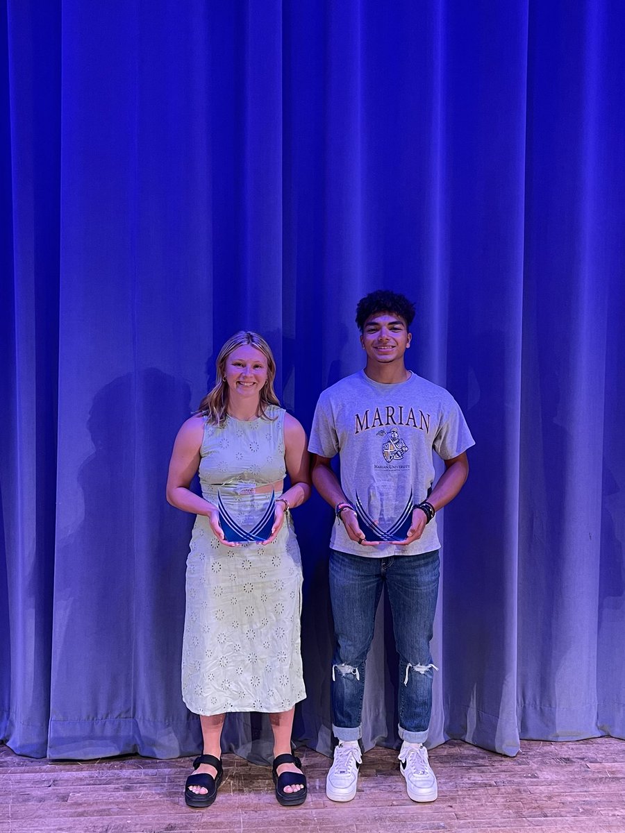 Mooresville Senior Athletes of the Year! Madelynn Denny &amp; Gideon Brimmage #BeMOORE