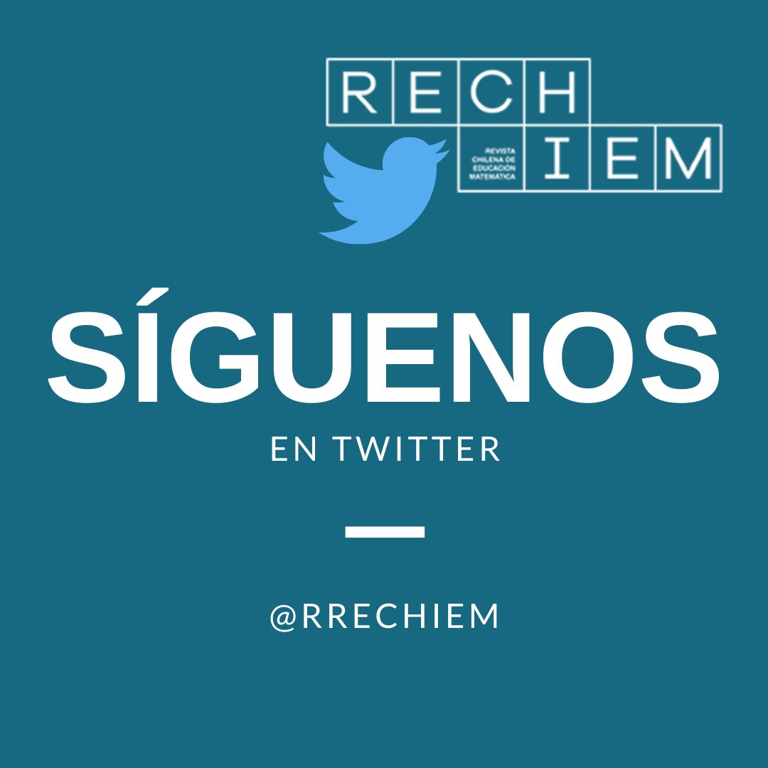 #revista #chilena #educación #matemática 
sochiem.cl/revista-rechie…
<a href="/Sochiem_Chile/">Sociedad Chilena de Educación Matemática, Sochiem</a>