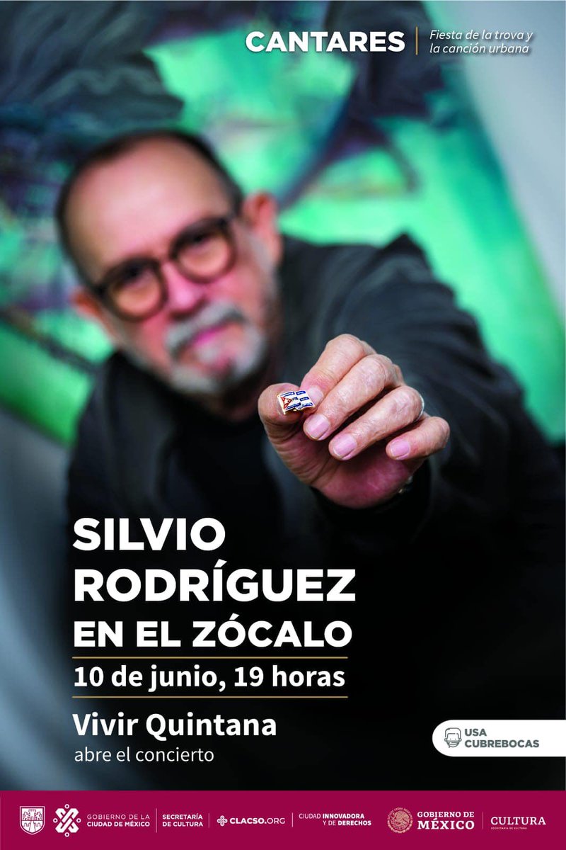 ProtestMusica's tweet photo. Tu tiempo es ahora una mariposa
Navecita blanca, delgada, nerviosa
Siglos atrás inundaron un segundo
Debajo del cielo, encima del mundo🎶🎶🦋

Este 10 De Junio , Concierto de Silvio Rodriguez abre Vivir Quintana https://t.co/Oo4kB1ZnHG