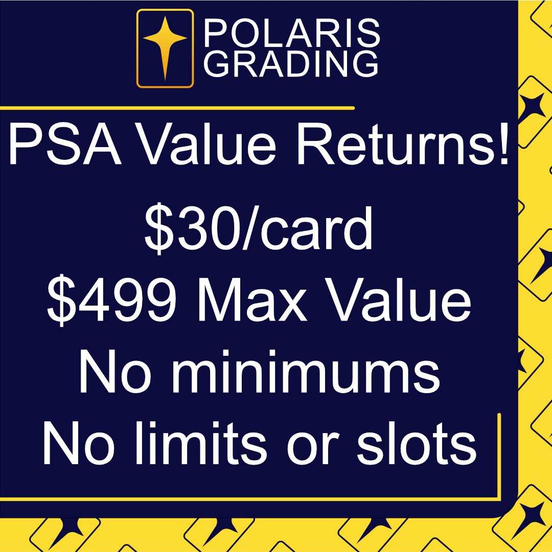Polaris Grading (@PolarisGrading) / Posts / X