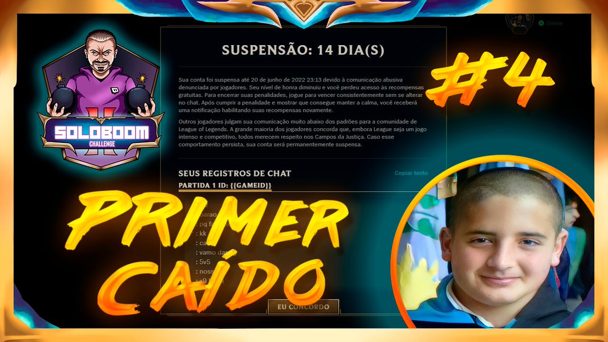 Con ustedes la #4 entrega del #SoloBoomChallenge, al compás de <a href="/graaafo/">grafo</a> 
.

c/  <a href="/LoLGralou/">GralouLOL</a> @gevezeLoL <a href="/GODETO1/">Canciondecunaparaparalizar</a> <a href="/1Kazelol/">Kaze</a> <a href="/TikiSir/">Sir Tiki</a> <a href="/fixlol1/">FIX1</a> 

#SoloBoomChallenge 2 📺🧉

Link: youtu.be/mzPQjnjzMzo
