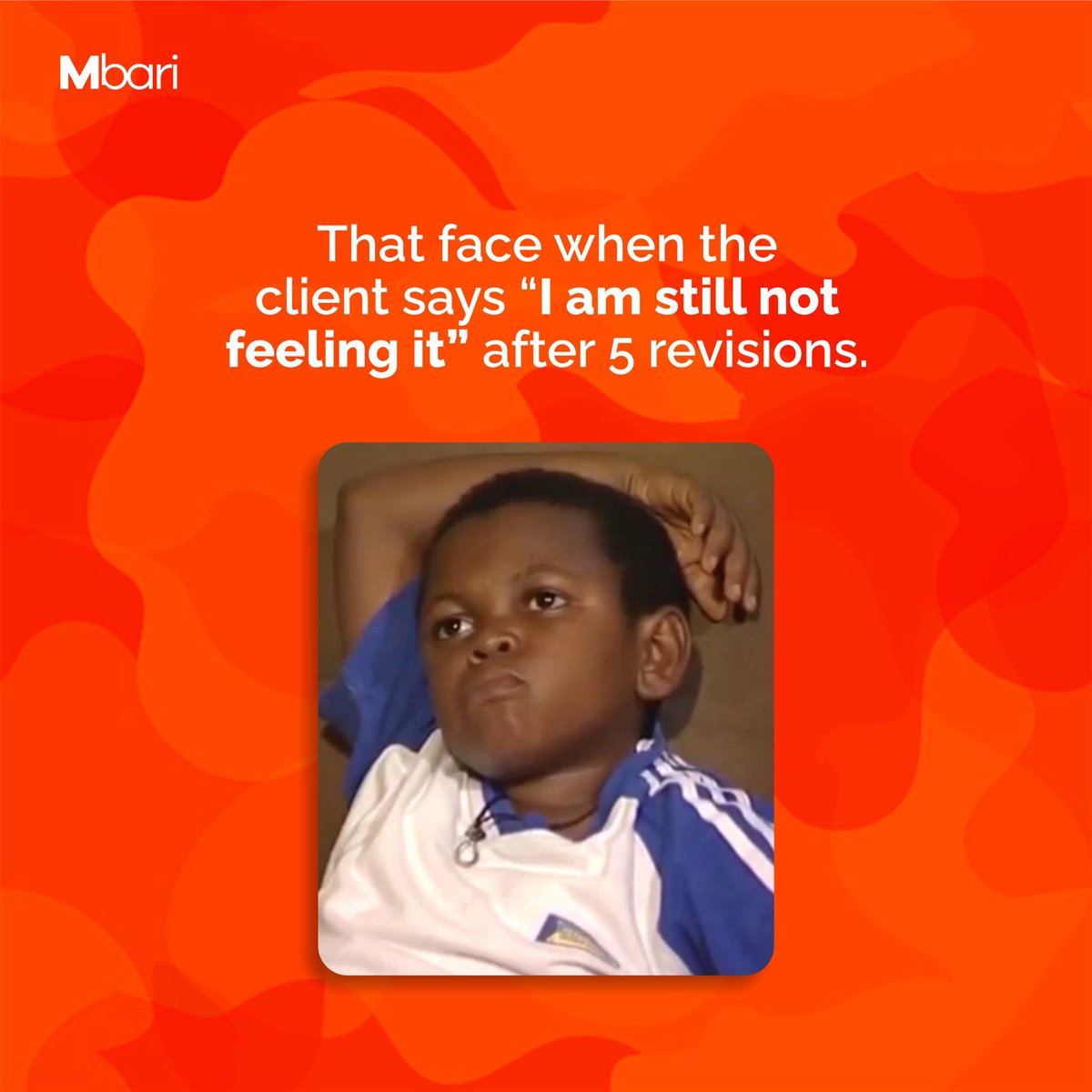 MbariHub's tweet photo. When your client isn’t feeling your designs.😂

Tell us in the comment, what statement makes you go crazy?

#MbariHub #Branding #strategy #creative #art #visualcommunication #Design #typography #minimalism #color #pallete #nigeria #graphics #designer #video #ads #advertising https://t.co/BQtYTirXXr