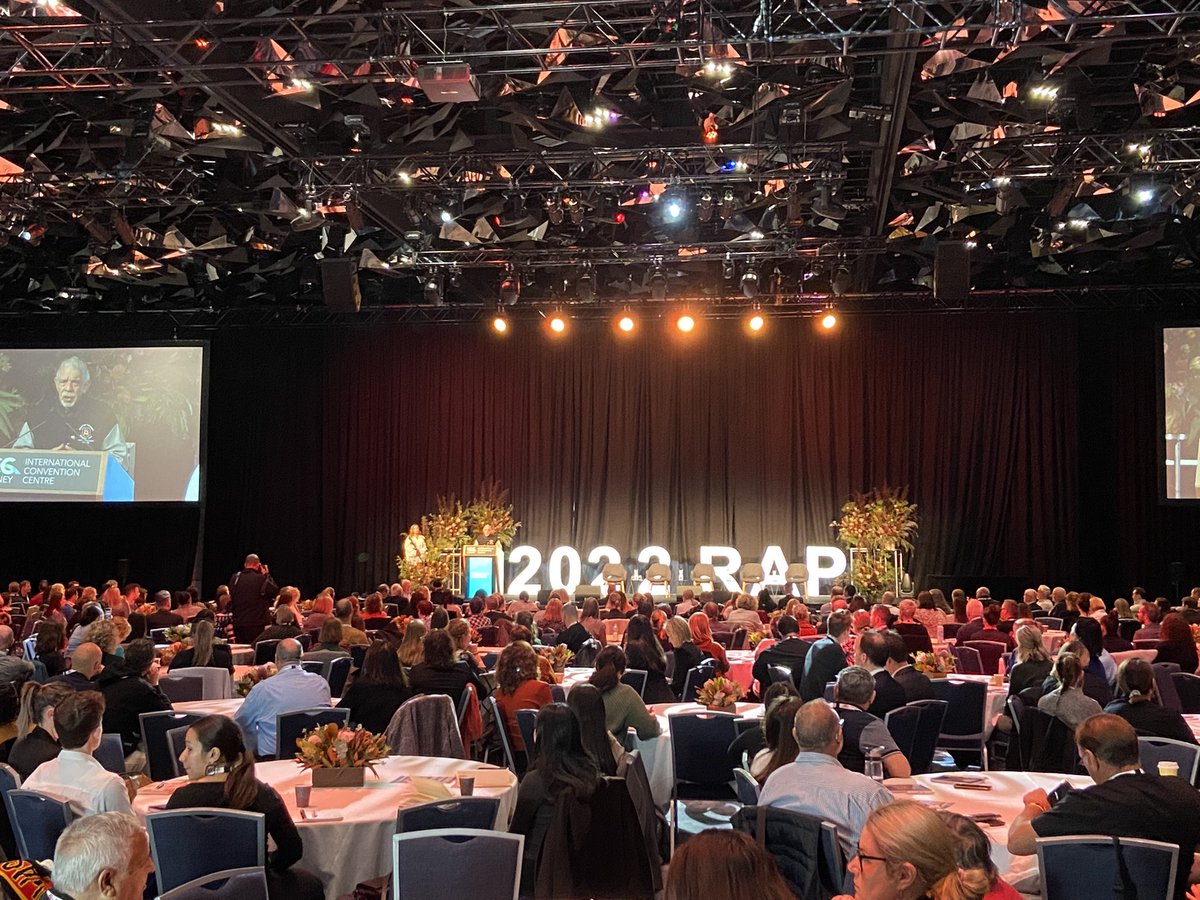 RecAustralia's tweet photo. A very warm welcome to Gadigal Country from Uncle Allen Madden. 

Between three rivers, home to the clans of the Eora nation.

#2022RAPConference #BraveTogether https://t.co/cwnx9SXT73