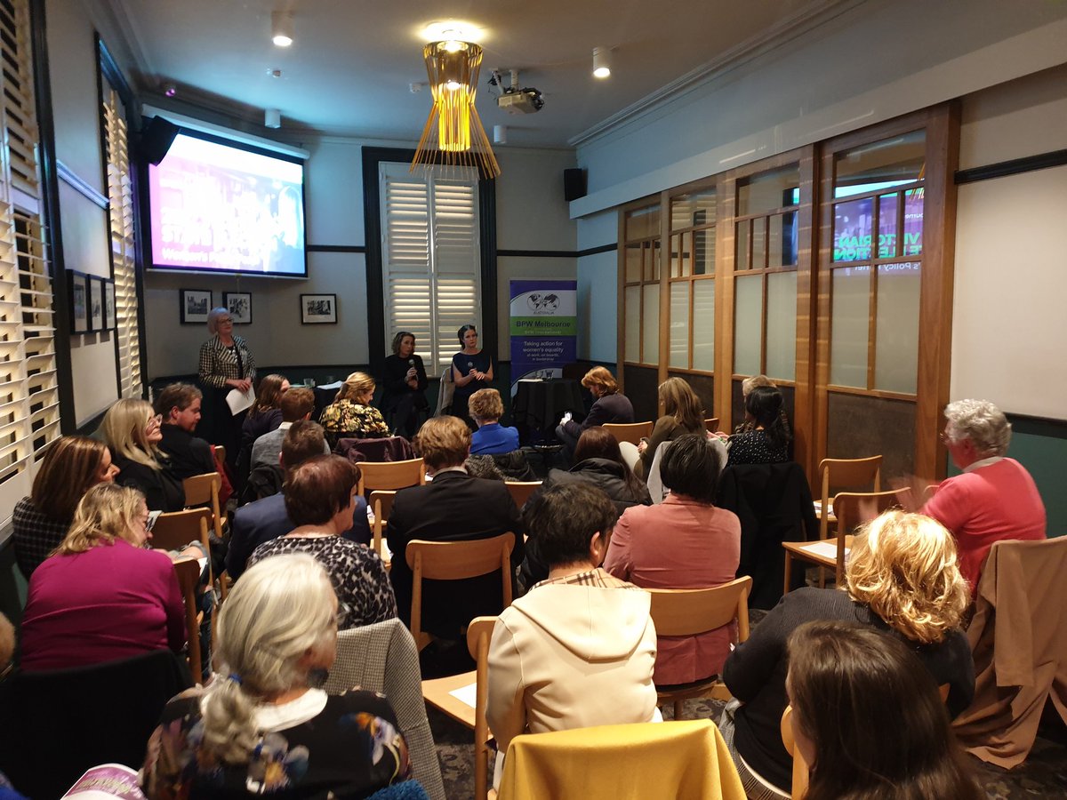 BPWMelb's tweet photo. Reflecting with absolute pride on a stellar night discussing women's policy & advocacy
Thanks to all those who braved the cold to join us, including our changemaker guest speakers @GabbyWilliamsMP @EmmaKealyMP @goldilocksnzl
#EmpoweringWomen #SeeWhatWomenCanDo #springst https://t.co/01Oy31Gd5F