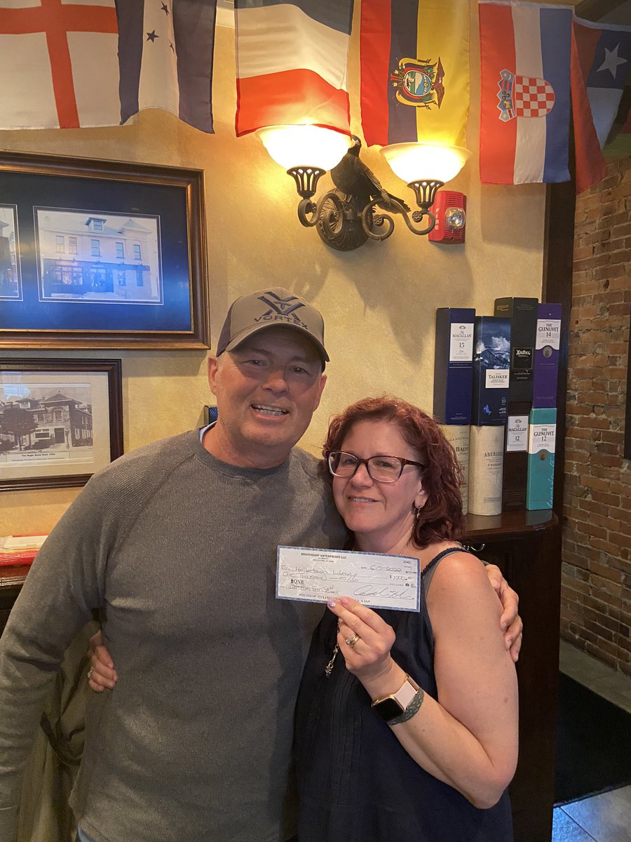 A huge thank you to Andy Lee and The Braveheart Golf Outing for the amazing donation to HAL!!! Please stop by and say thank you (try the 
lava cake -trust me!!!)