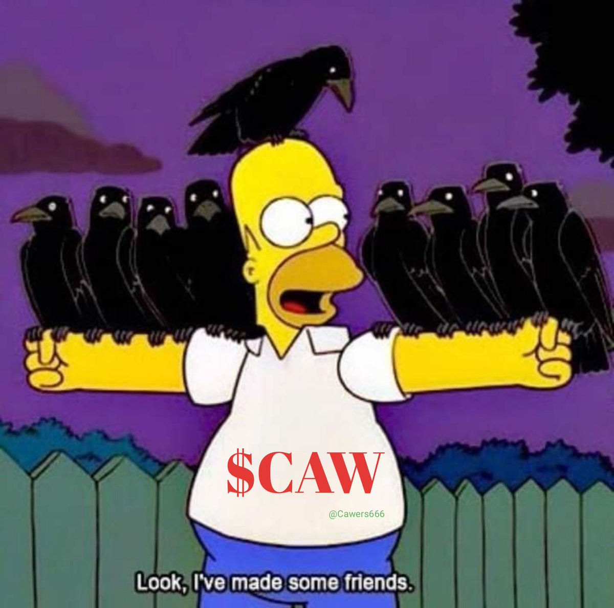 Cawers666's tweet photo. 🔥 Los Simpsons lo hicieron de Nuevo ! $CAW 🦅🌹

#Bitcoin #crypto #CAWS #CAWMUNITY #CAWARMY #SHIBARMY https://t.co/mEuEbvmsJk