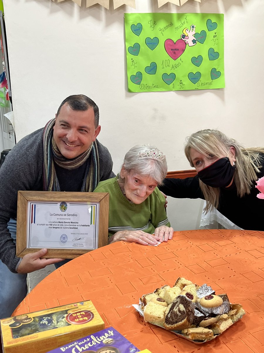 PioDrovetta's tweet photo. Doña María Mancino!!
Felicidades !! 🎊 102 años!!!
#srdn❤️ #serodino https://t.co/eVXygNCQYt