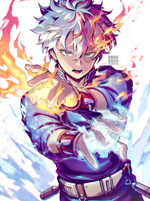 朝活だよ轟くん🧊🔥 