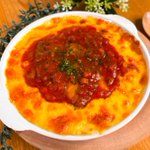 お店で出てきそうなアレ!パスタソースで簡単、ミラノっぽいドリア。