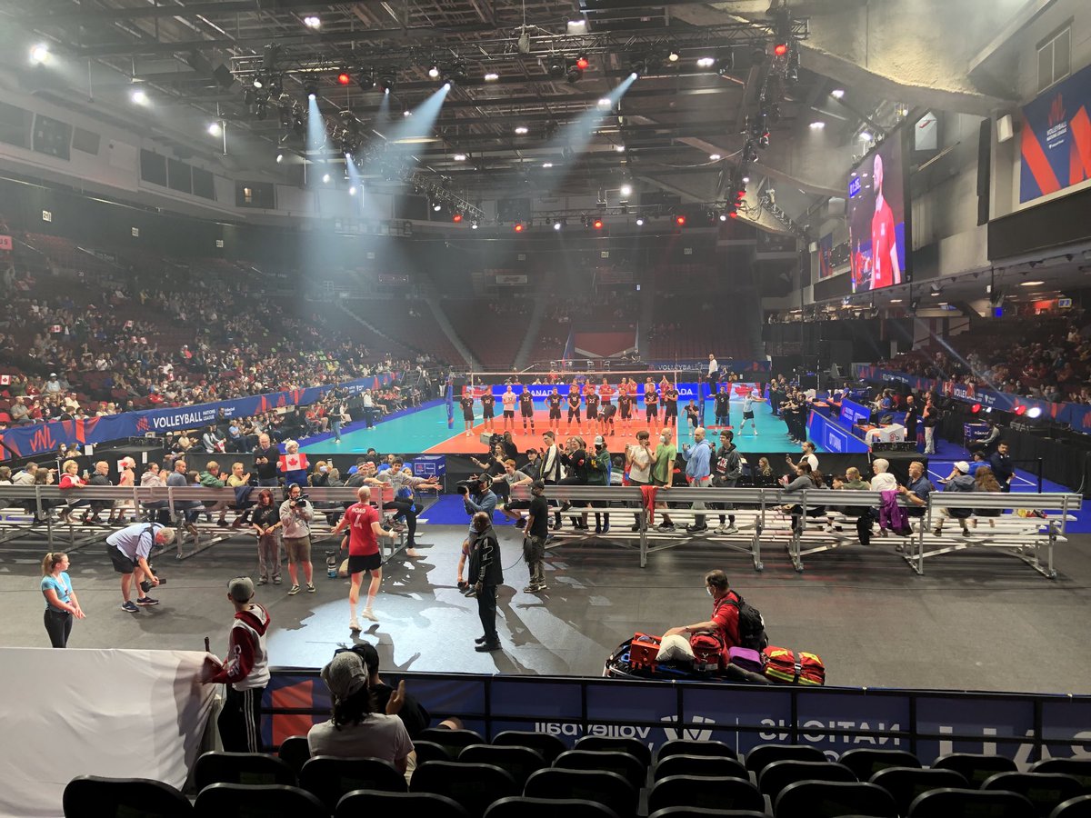 Game time for CAN vs GER in VNL action. Go Canada!