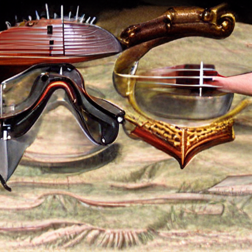 O_T_Human's tweet photo. Your piece involves two of these three elements a zither goggles or chivalry (#5AXE) #art #artist #artwork #nft #nfts #nftcollector https://t.co/SA9BW4olqc