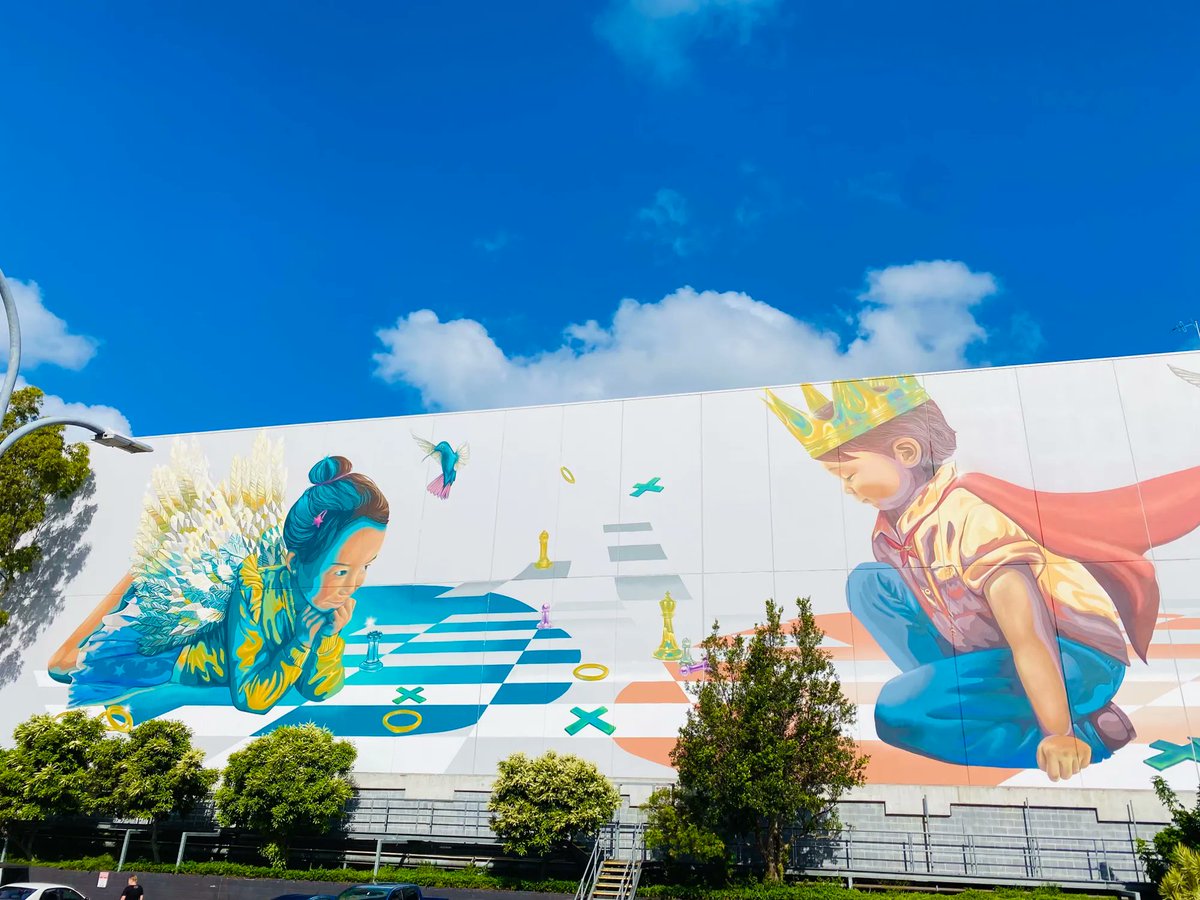 ☕️  Coffee on me. Who can tell me where this beautiful mural photo was taken?

💡 Hint: I brighten up the car park with my colours and charm. I bring flair to South Sydney’s adaptive reuse and give life to urban renewal. I oversee the inner child in you. 

#adaptivereuse