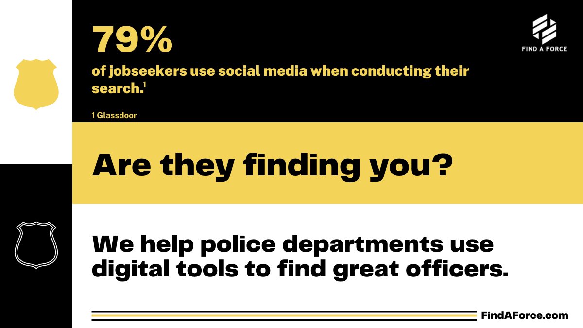 FindaForce's tweet image. Maybe they just can’t find you.

We can help. findaforce.com
#LawEnforcement #PoliceRecruitment