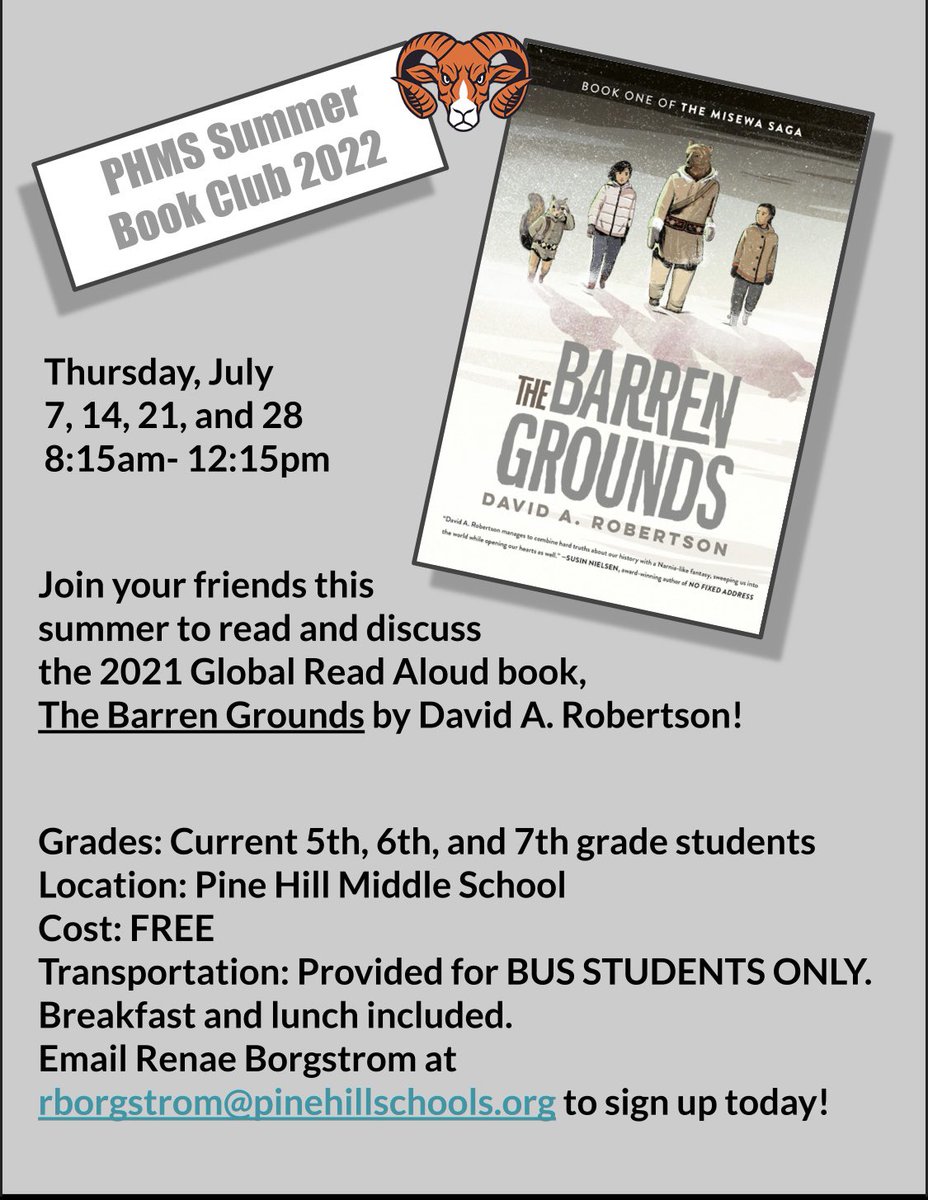 📣Attention current Glenn 5th graders! 
Check out these cool Summer Book Clubs!!!