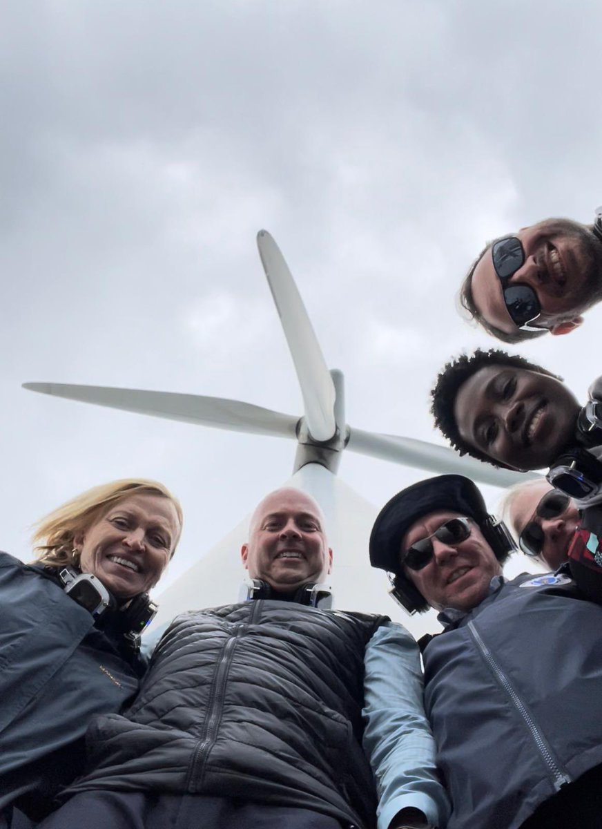 jeffroy's tweet photo. Turbines, a waste-to-energy plant, a visit to State of Green, and a rainbow were on the agenda at @abl_impact study mission in Copenhagen today. #ABLinDenmark https://t.co/EuF9vA8x8Q