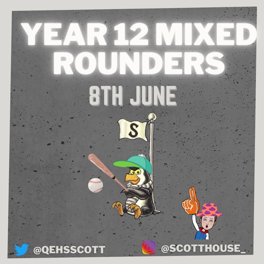 First event of Term 6 tomorrow. Wishing all involved luck. Let’s smash it 🐧💪🏻💪🏻