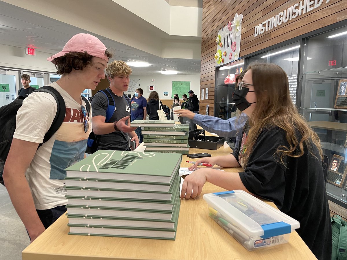 Yearbook pick up and purchases during both lunches!! This is the last day we will have a table in the commons. Come and get yours! You’re gonna want THIS BOOK!!