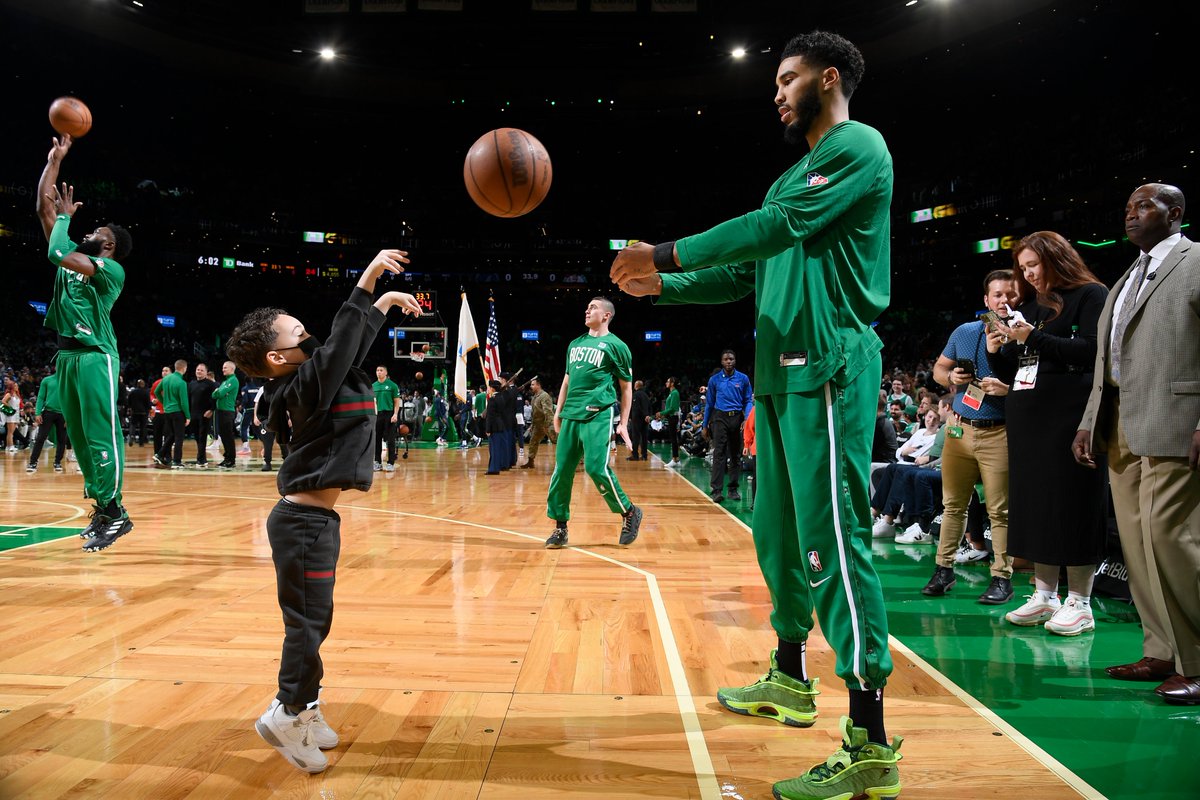 taylorcsnow's tweet photo. Jayson Tatum: "Being able to go through this journey together (with Deuce), because I was 19 when I got drafted, it's kind of like we're growing up together. As he's gotten older, I'm going through my career, sharing these moments, experiencing this together as we grow up." https://t.co/SnIoukGmou