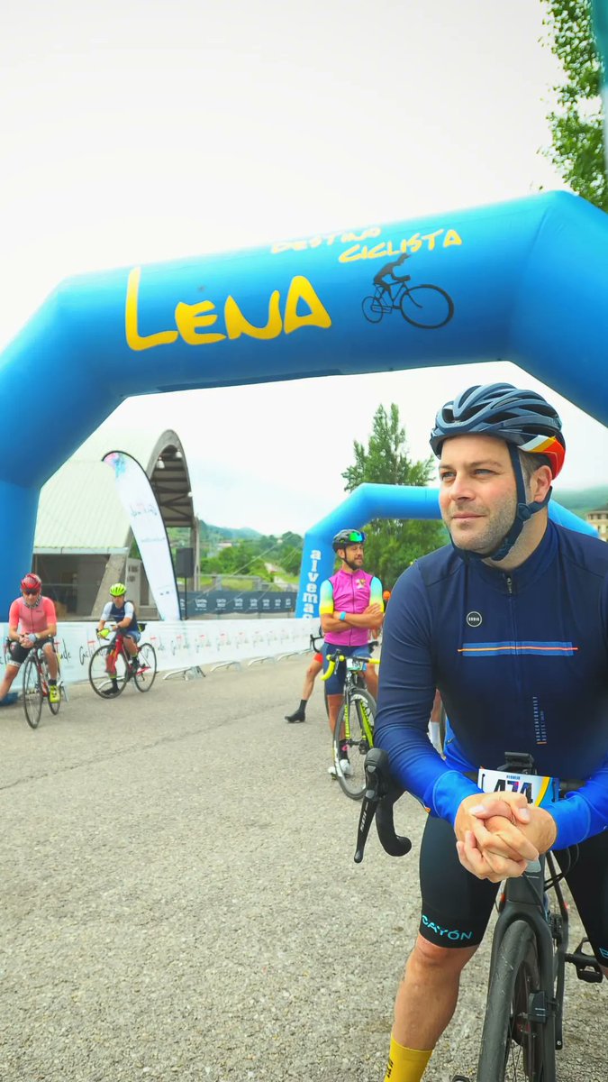 No hay nada mejor que los días de ruta por Lena, destino ciclista 🤘