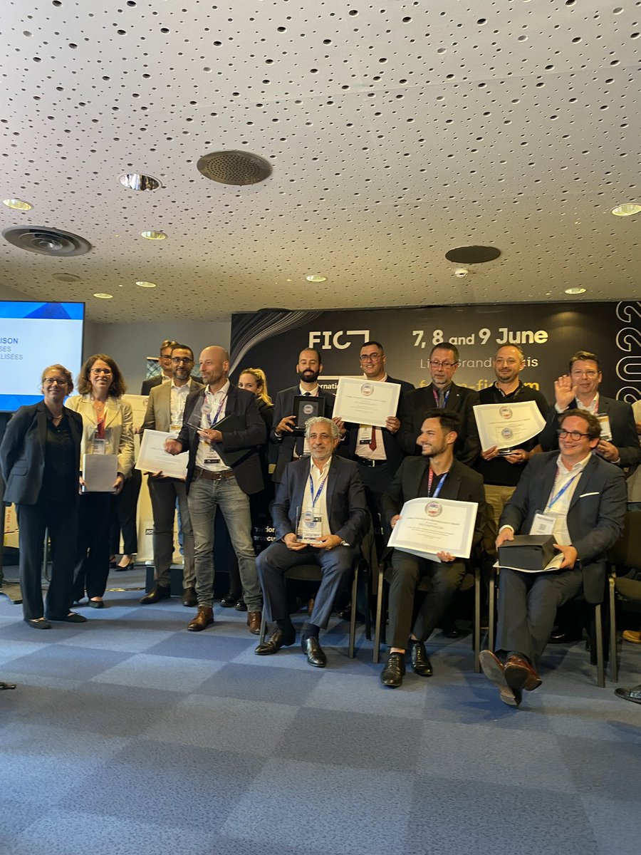 Brightw88249263's tweet photo. C’est un grand honneur de recevoir, au @FIC_eu, le trophée du label « France #Cybersecurity » pour notre offre « Audit et conseil »

Celui-ci atteste de la rigueur de notre offre et renforce notre positionnement souverain après l’obtention de la qualification #PASSI de @ANSSI_FR https://t.co/wW9W92TK1a