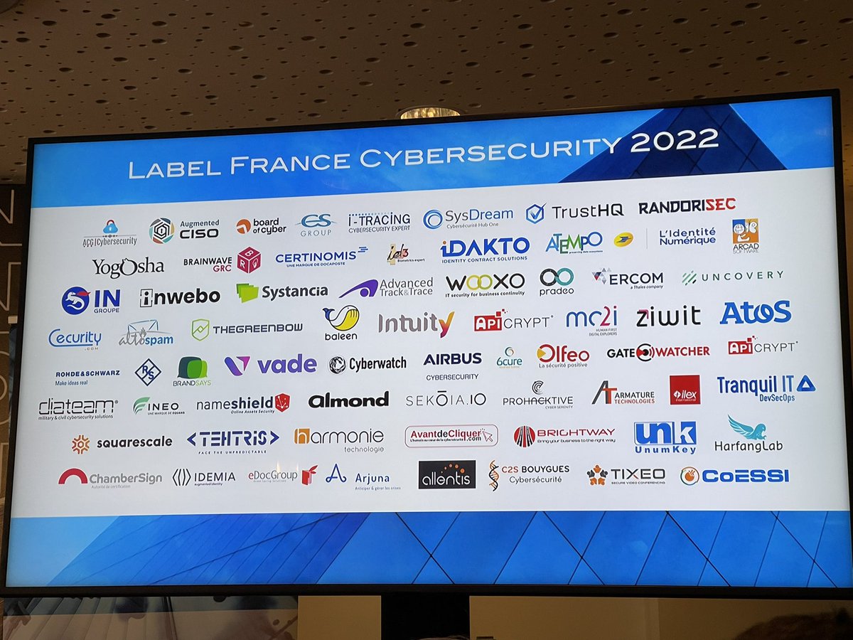 Brightw88249263's tweet photo. C’est un grand honneur de recevoir, au @FIC_eu, le trophée du label « France #Cybersecurity » pour notre offre « Audit et conseil »

Celui-ci atteste de la rigueur de notre offre et renforce notre positionnement souverain après l’obtention de la qualification #PASSI de @ANSSI_FR https://t.co/wW9W92TK1a