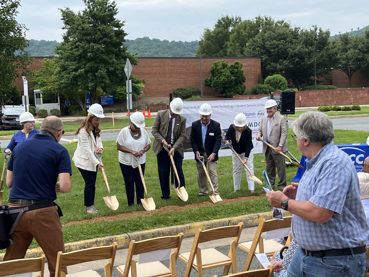 Join us in celebrating as we break ground and begin construction on the PVCC Advanced Technical Training Center! The Center is set to become the first next zero higher education facility in Virginia. Today, we celebrate an important step in this project's history. <a href="/PiedmontVaCC/">PVCC</a>