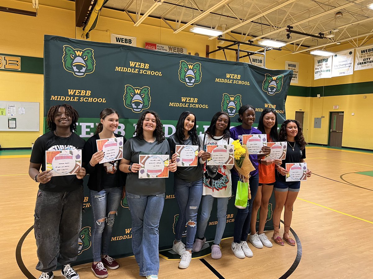 Today has been all about celebrating student athletes! We started the day with a signing ceremony for Kaylyn and Emya to continue their athletic careers at UNT Dallas. Then we went to the awards ceremony for Webb Bears athletics. <a href="/NaamanGirls/">Naaman Forest Girls Basketball</a> <a href="/NFHS_Girls_XC/">Runnin'Rangers</a> <a href="/WebbLadyBears/">Webb Lady Bears</a>