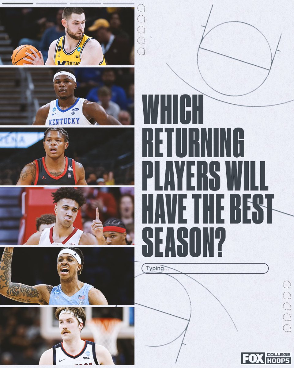 CBBonFOX's tweet photo. Run it back! 🔃 

Which returning players will have the best season? https://t.co/gaZjfjsd5w